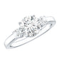 3 Stone Lab Grown Diamond Engagement Ring for Women