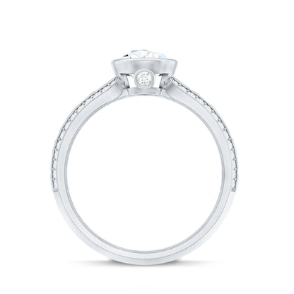 Certified Lab Created Diamond Antique Engagement Ring for Women