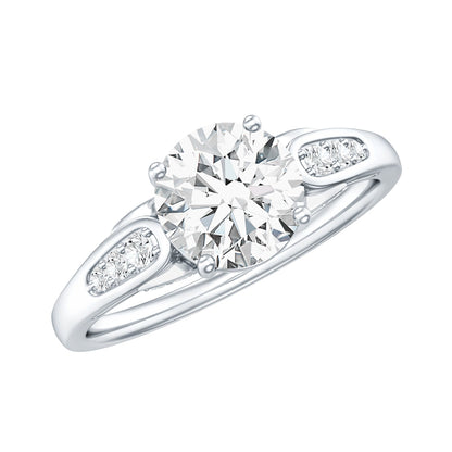 Brilliant Cut Lab Grown Diamond Trending Engagement Ring