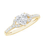 Certified 7mm Diamond Heart Solitaire Ring For Her