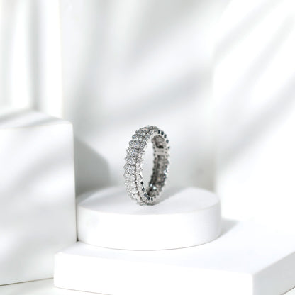 Certified Lab Grown Diamond Eternity Wedding Band for Her