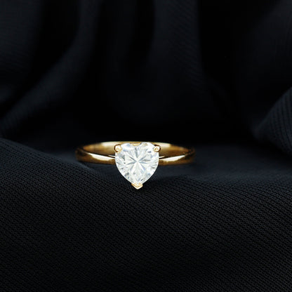 1 Carat Diamond Heart Ring For Women