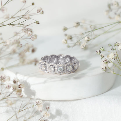 Classic Lab Grown Diamond Thick Wedding Band