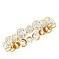 Lab Grown Diamond Bezel Set Wedding Band