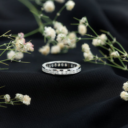Lab Grown Diamond Wedding Eternity Band For Women