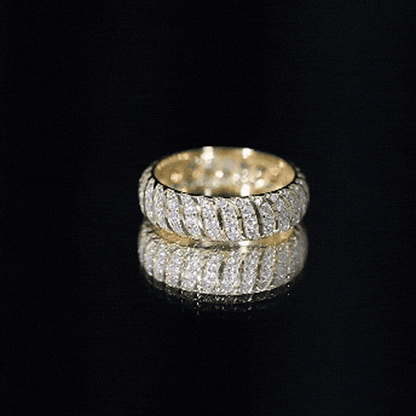 Certified Lab Grown Diamond Wide Wedding Band for Women