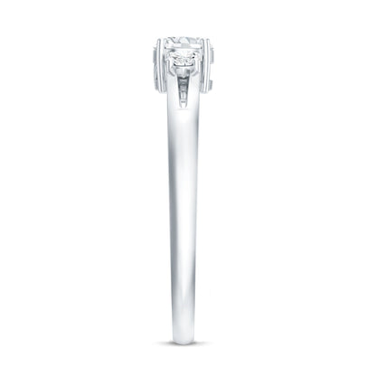 Certified Lab Created Diamond Promise Commitment Ring for Her