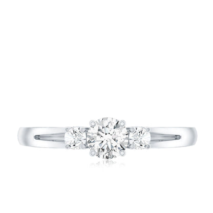 Certified Lab Created Diamond Promise Commitment Ring for Her