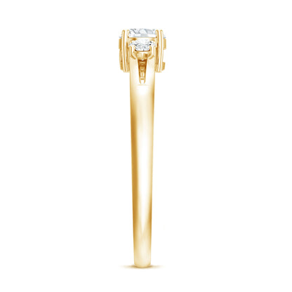 Certified Lab Created Diamond Promise Commitment Ring for Her