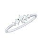 Certified Lab Created Diamond Wedding Anniversary Ring