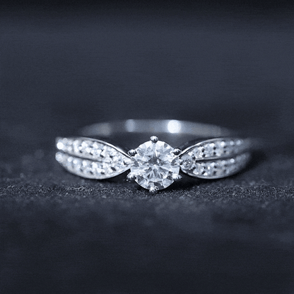 Certified Solitaire Lab Grown Diamond Promise Engagement Ring