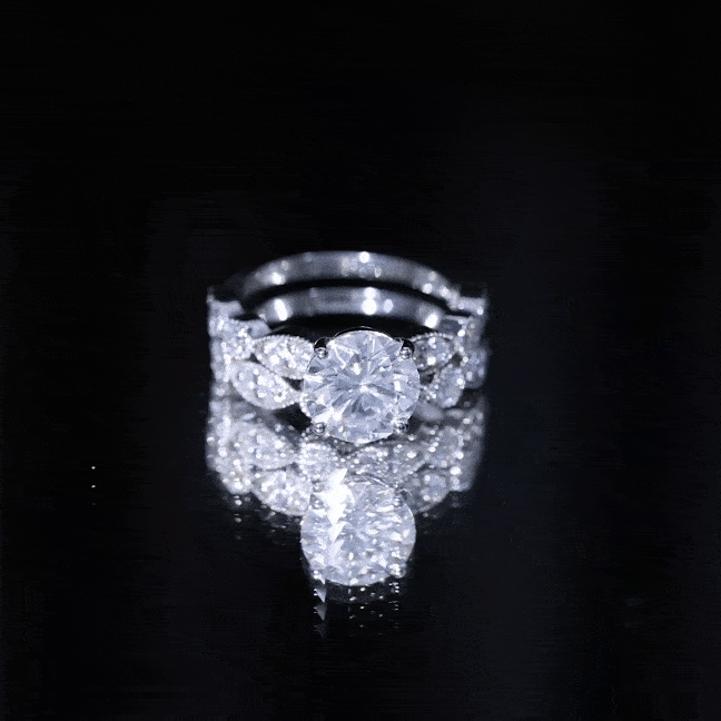 Diamond Designer Marriage Ring Set For Women
