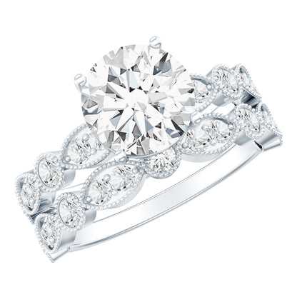 Diamond Designer Marriage Ring Set For Women