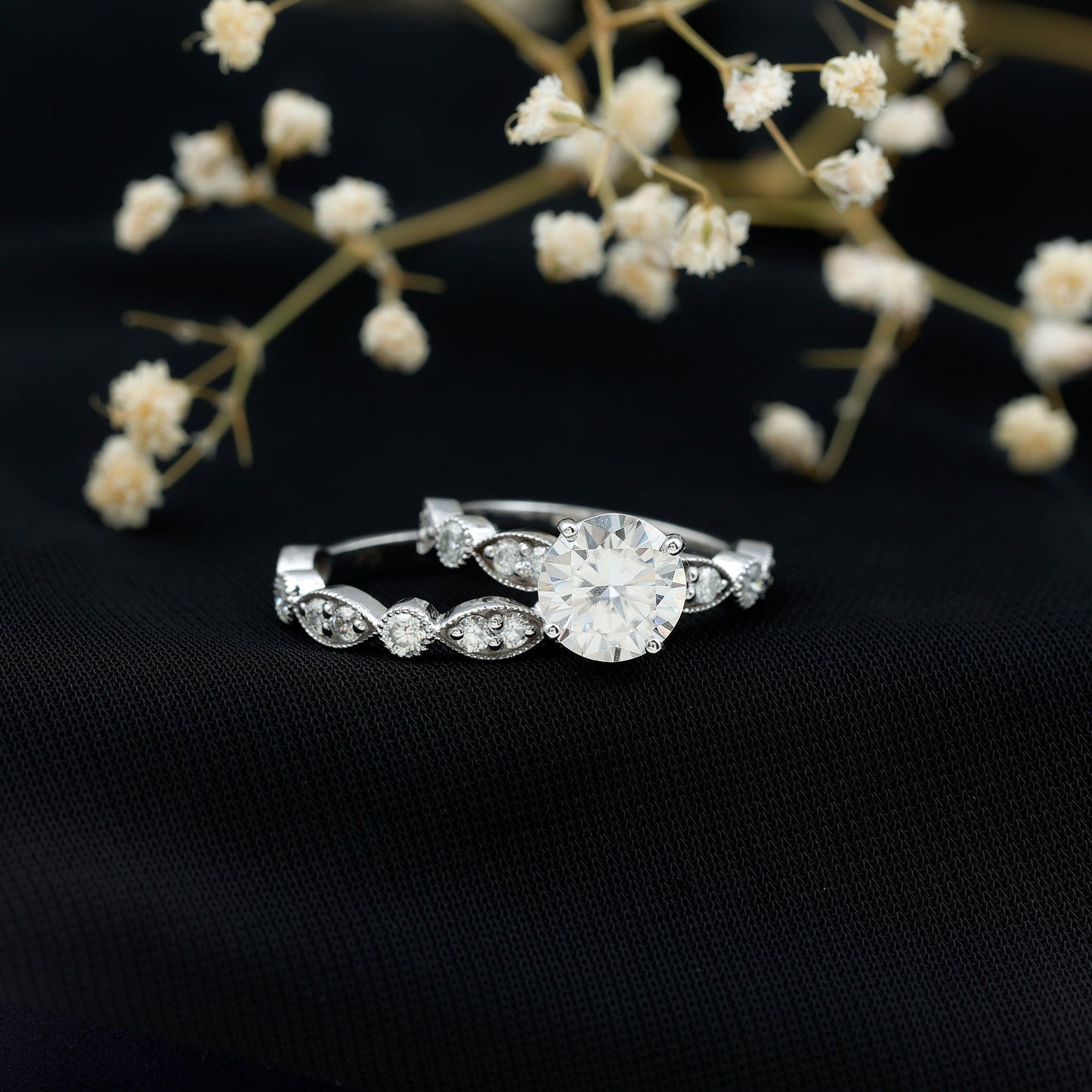 Diamond Designer Marriage Ring Set For Women
