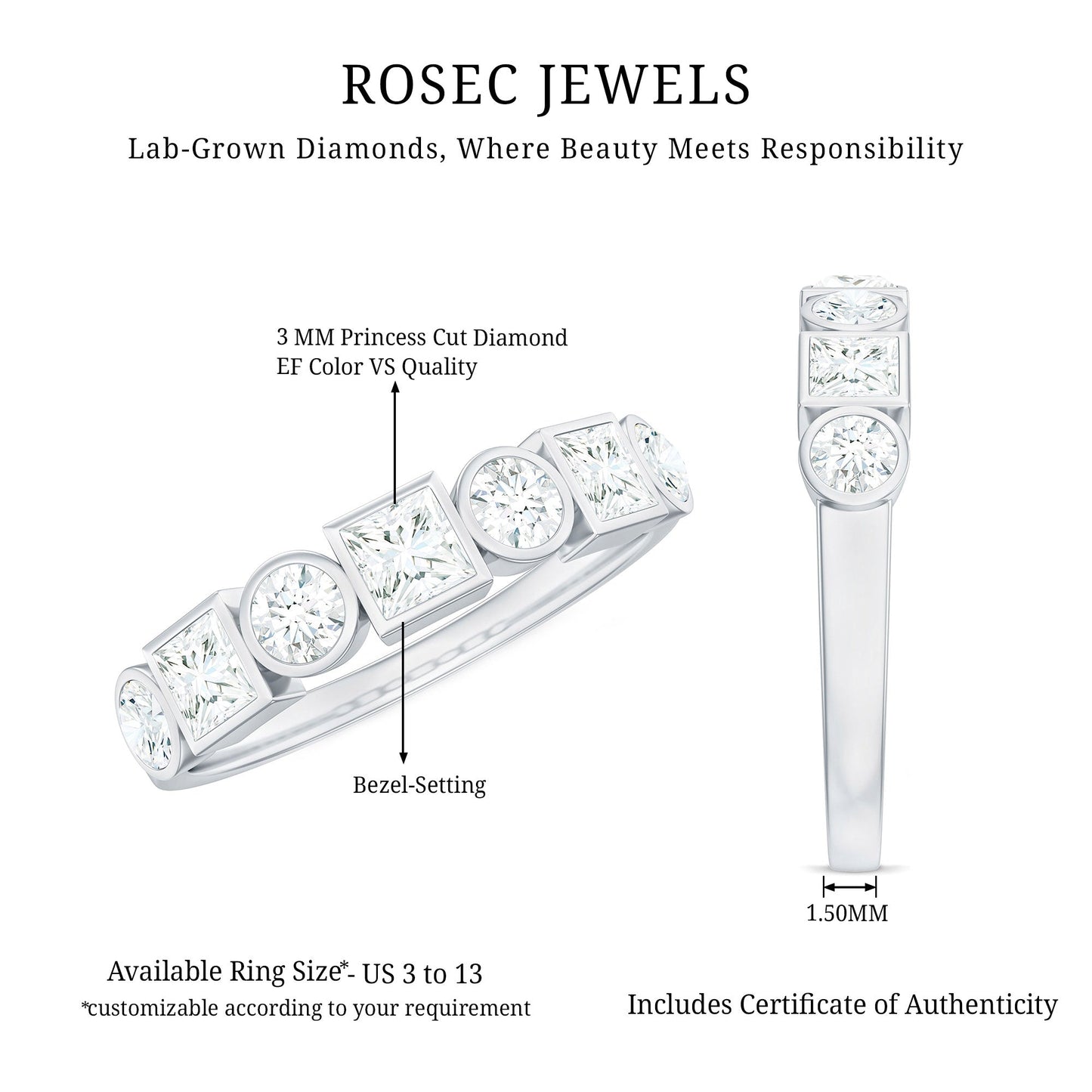 Diamond Eternity Anniversary Band Ring for Women