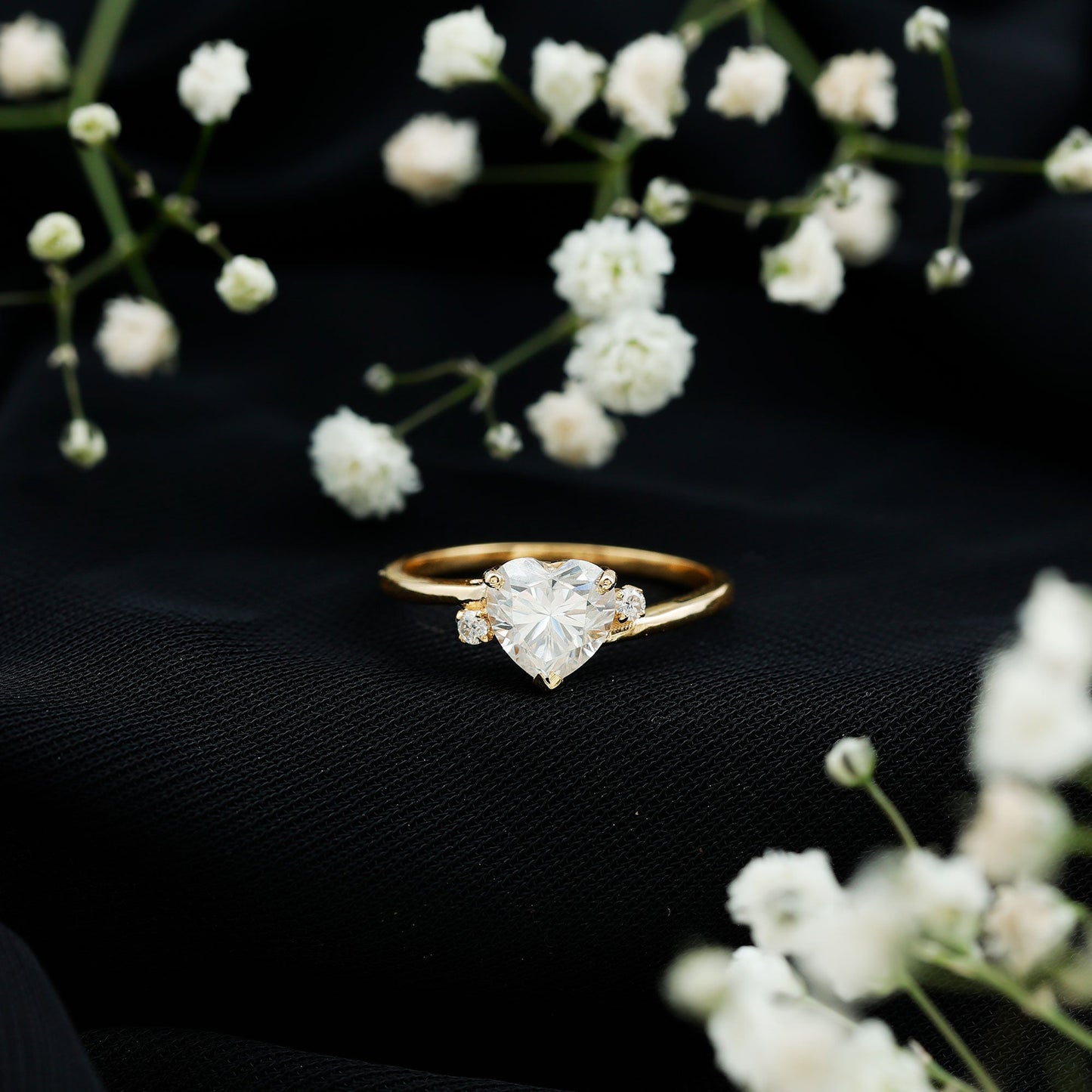 7 mm Heart Lab Grown Diamond Proposal Ring For Her