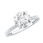 Brilliant Cut 8 MM Lab Grown Diamond Solitaire Engagement Ring