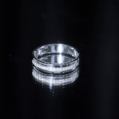 Certified Lab Grown Diamond Mens Wedding Band