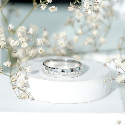 Certified Lab Grown Diamond Mens Wedding Band