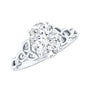Oval Lab Grown Diamond Hidden Halo Engagement Ring