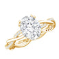7X9 mm Lab Grown Diamond Oblong Engagement Ring