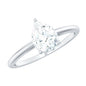 Single Stone Lab Grown Diamond Pear Engagement Ring