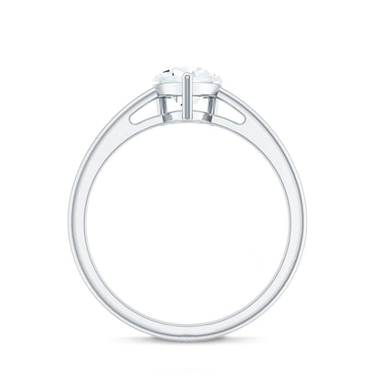 Single Stone Lab Grown Diamond Pear Engagement Ring