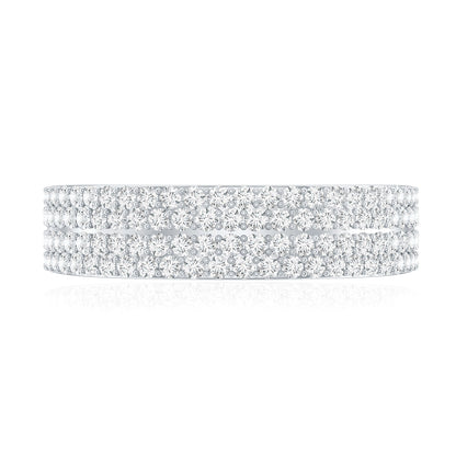 Brilliant Cut Lab Grown Diamond Classic Wedding Band Ring