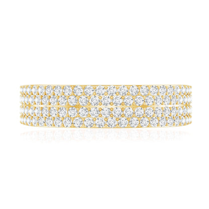 Brilliant Cut Lab Grown Diamond Classic Wedding Band Ring