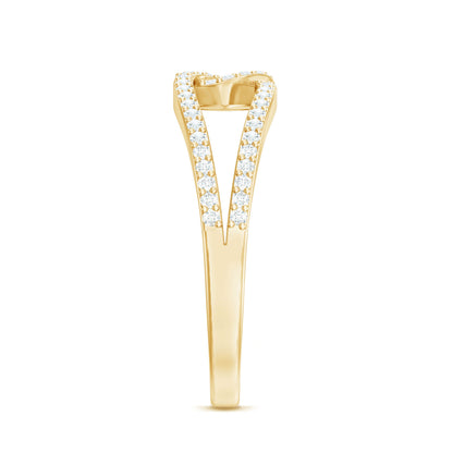 Brilliant Cut Lab Created Diamond Knot Anniversary Ring for Her