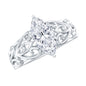 Marquise Cut Lab Grown Diamond Solitaire Filigree Engagement Ring