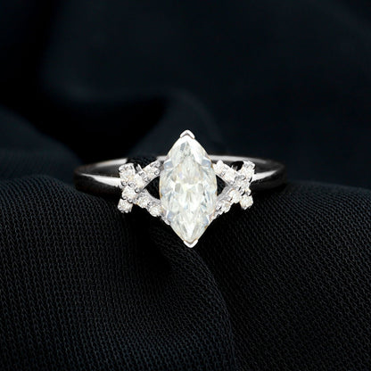Lab Grown Diamond 5X10 MM Marquise Engagement Ring