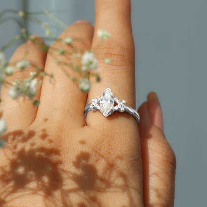 Lab Grown Diamond 5X10 MM Marquise Engagement Ring