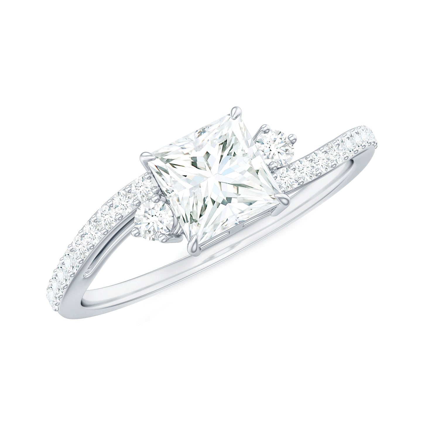Certified Lab Grown Diamond Promise Engagement Ring