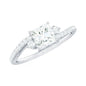 Certified Lab Grown Diamond Promise Engagement Ring