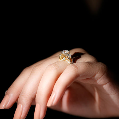 Certified 7 MM Lab Grown Diamond Heart Shaped Engagement Ring