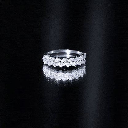 Certified Lab Grown Diamond Marquise Wedding Band
