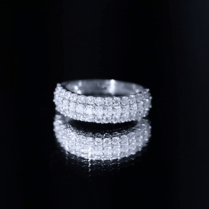 Half Eternity Lab Grown Diamond Wedding Band
