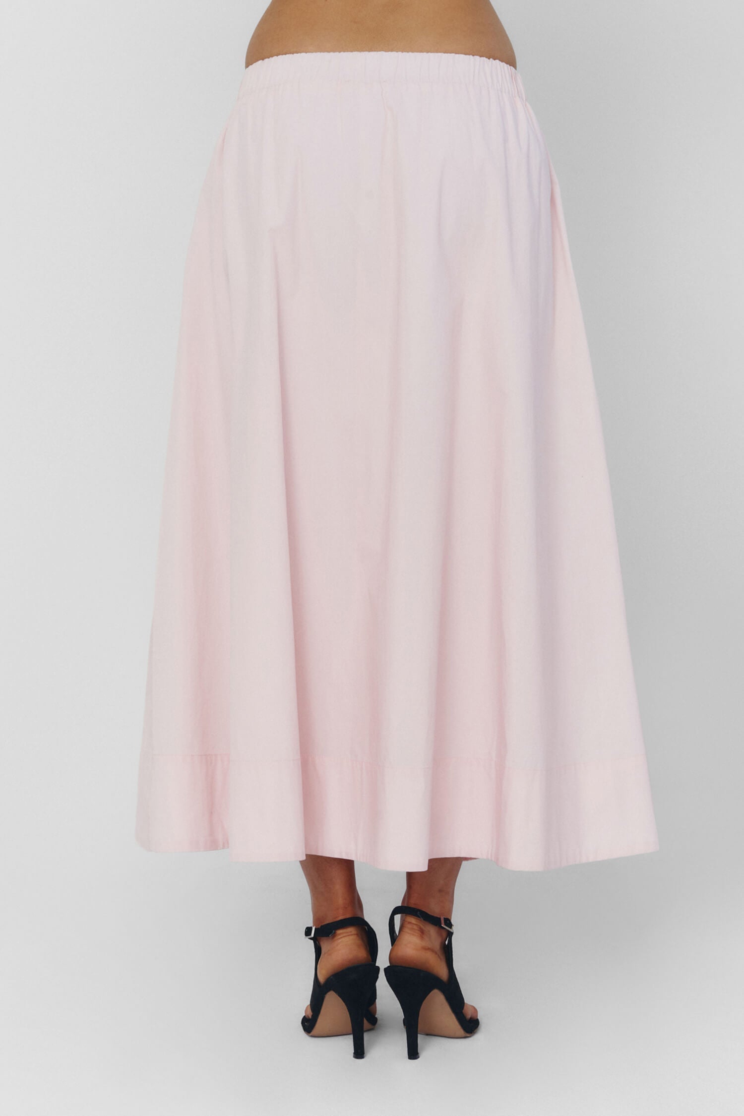 UIARA SKIRT IN BABY PINK findmenowthelabel