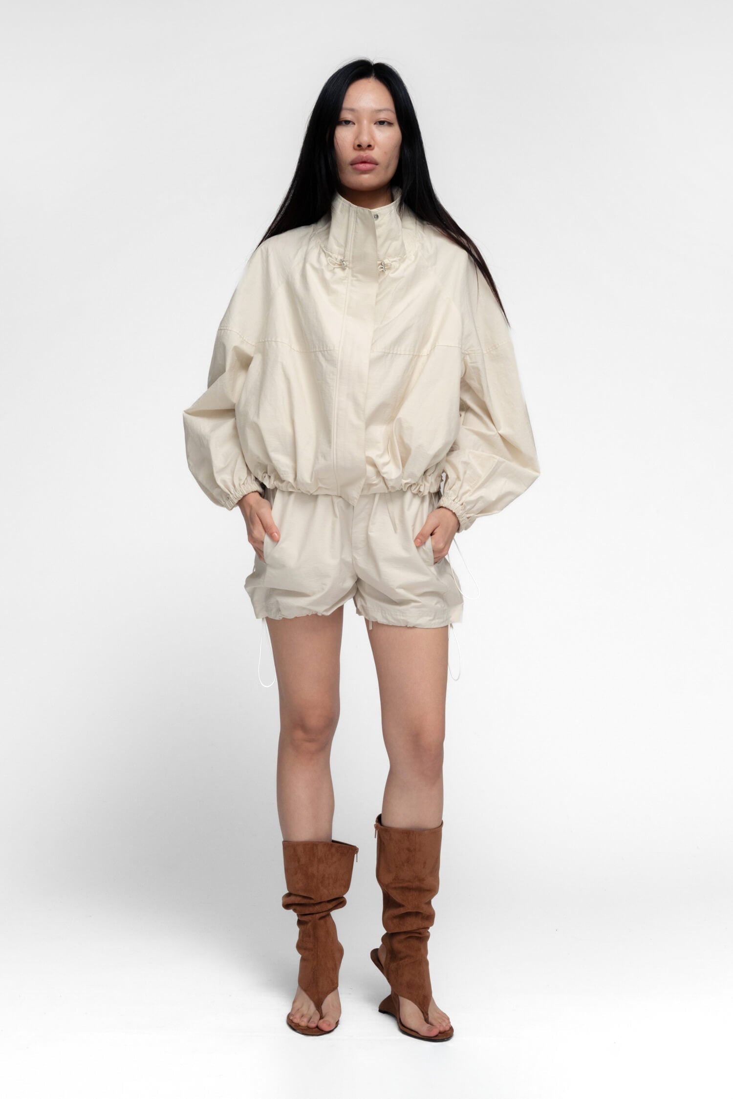 ALMA JACKET IN IVORY findmenowthelabel