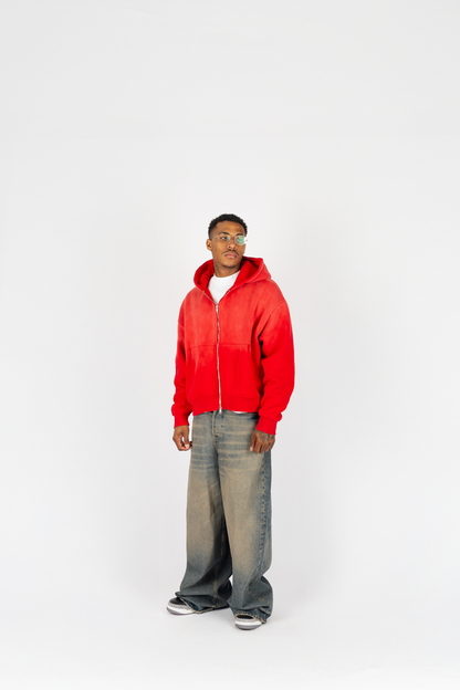Weathered Zip Up Superline