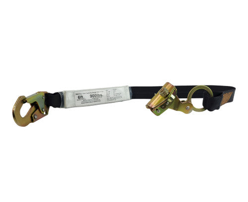 Frontline RGSS58ES Self-tracking Rope Grab 5/8" with 3' Lanyard VM Hardware