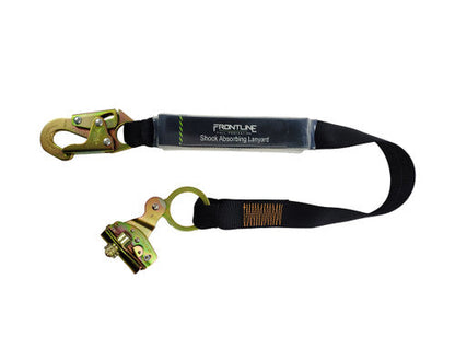 Frontline RGSS58ES Self-tracking Rope Grab 5/8" with 3' Lanyard VM Hardware