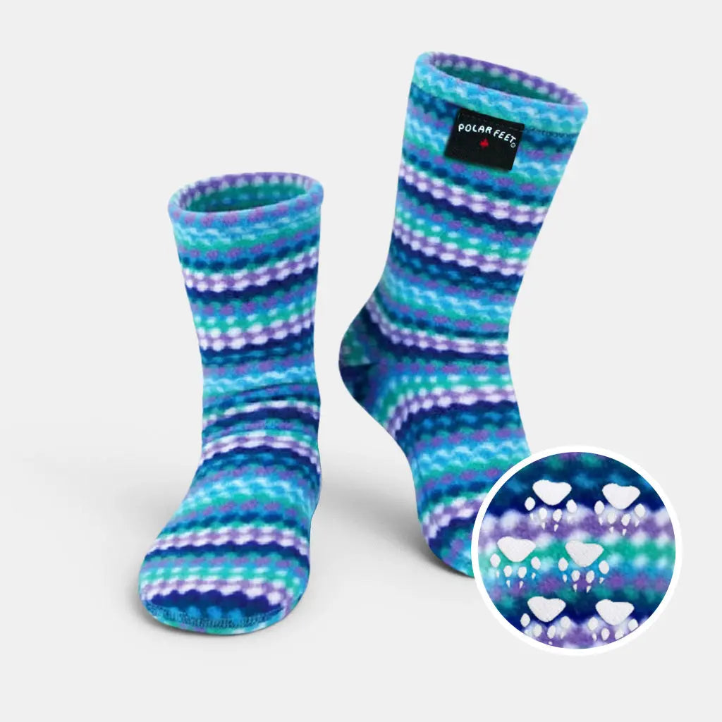 Polar Feet Fleece Socks - Ripple Polar Feet® LLC