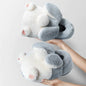 Cute Women's Cotton Slippers with Wrapped Heels for Winter