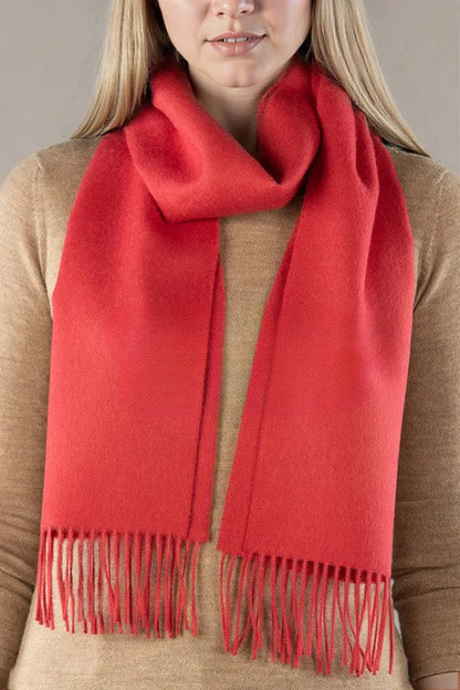 Solid Weave Brushed Alpaca Scarf Purely Alpaca