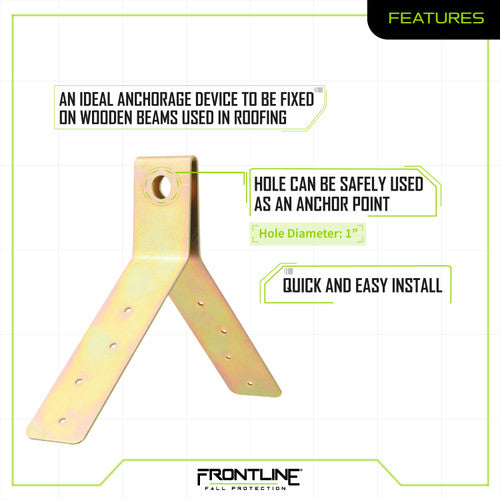 Frontline ROSU02 Hinged Steel Roof Anchor VM Hardware