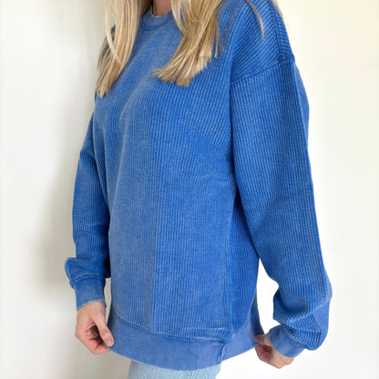 Royal Oversized Corded Crew Ivy + Cloth