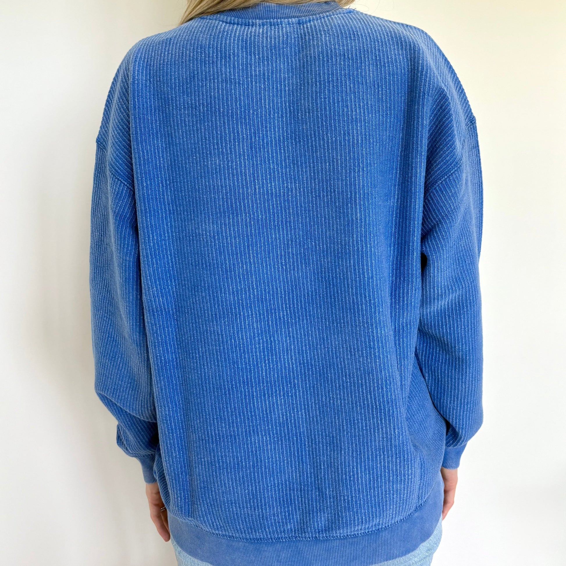Royal Oversized Corded Crew Ivy + Cloth