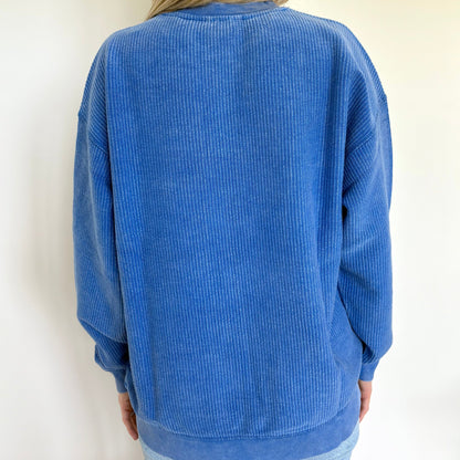 Royal Oversized Corded Crew Ivy + Cloth